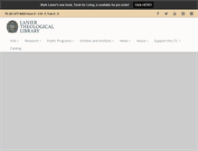 Tablet Screenshot of laniertheologicallibrary.org